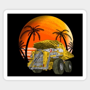 dump truck mining truck Sticker